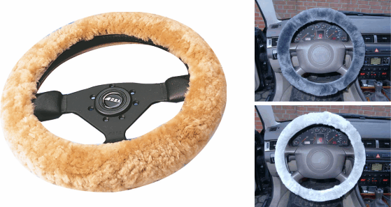 Lenkradbezug echt Lammfell Lenkradbezug echt Lammfell