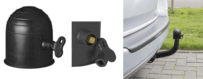 Abdeckkappe f�r Anh�ngerkupplung mit Schl�ssel