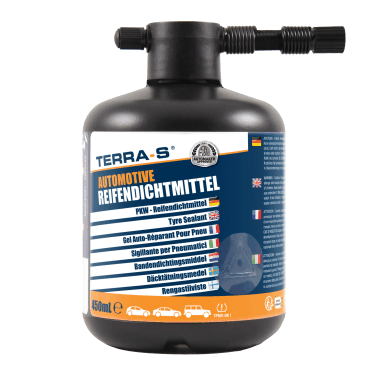 Terra-S Reifendichtgel druckfeste Ersatzflasche 450 ml