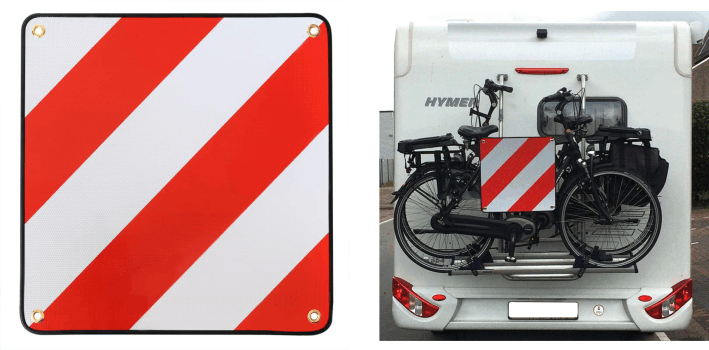 Alu Warntafel f�r Spanien